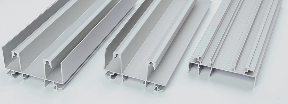 Silver Anodized 6063 T5 Aluminum Alloy Profile Construction Aluminum Profile