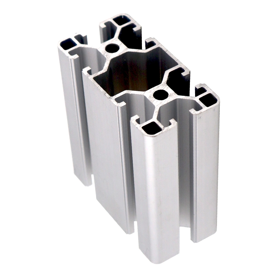 Silver Anodized 6063 T5 Alloy Aluminum Garderobe Extruded Raw Material Good Corrosion Resistance Aluminium Profile for Re