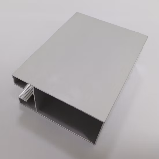 Silver Anodized 6063 T5 Aluminum Alloy Profile Construction Aluminum Profile
