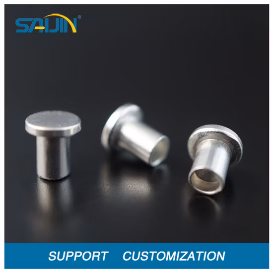 Silver Alloy Rivets Brass Electrical Contacts Electrical Solid Contact Rivets Blind Contact Rivet