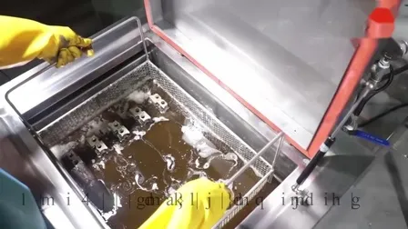 96L High Quality Single Tank Industrial Ultrasonic Cleaner for Derusting/Degreasing