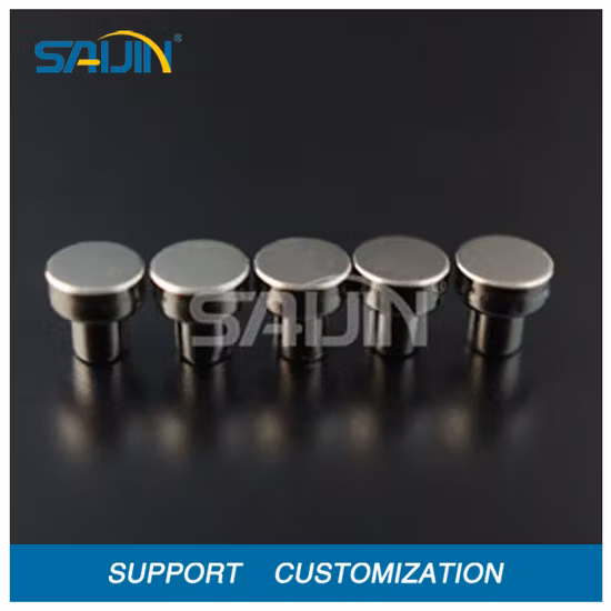 Wu Tungsten Rivet Electrical Tungsten Contact Point Solid Contact Rivet
